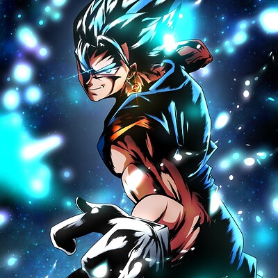 ArtStation - Color Wheel Gogeta Super saiyan God Blue (2023) By Heko