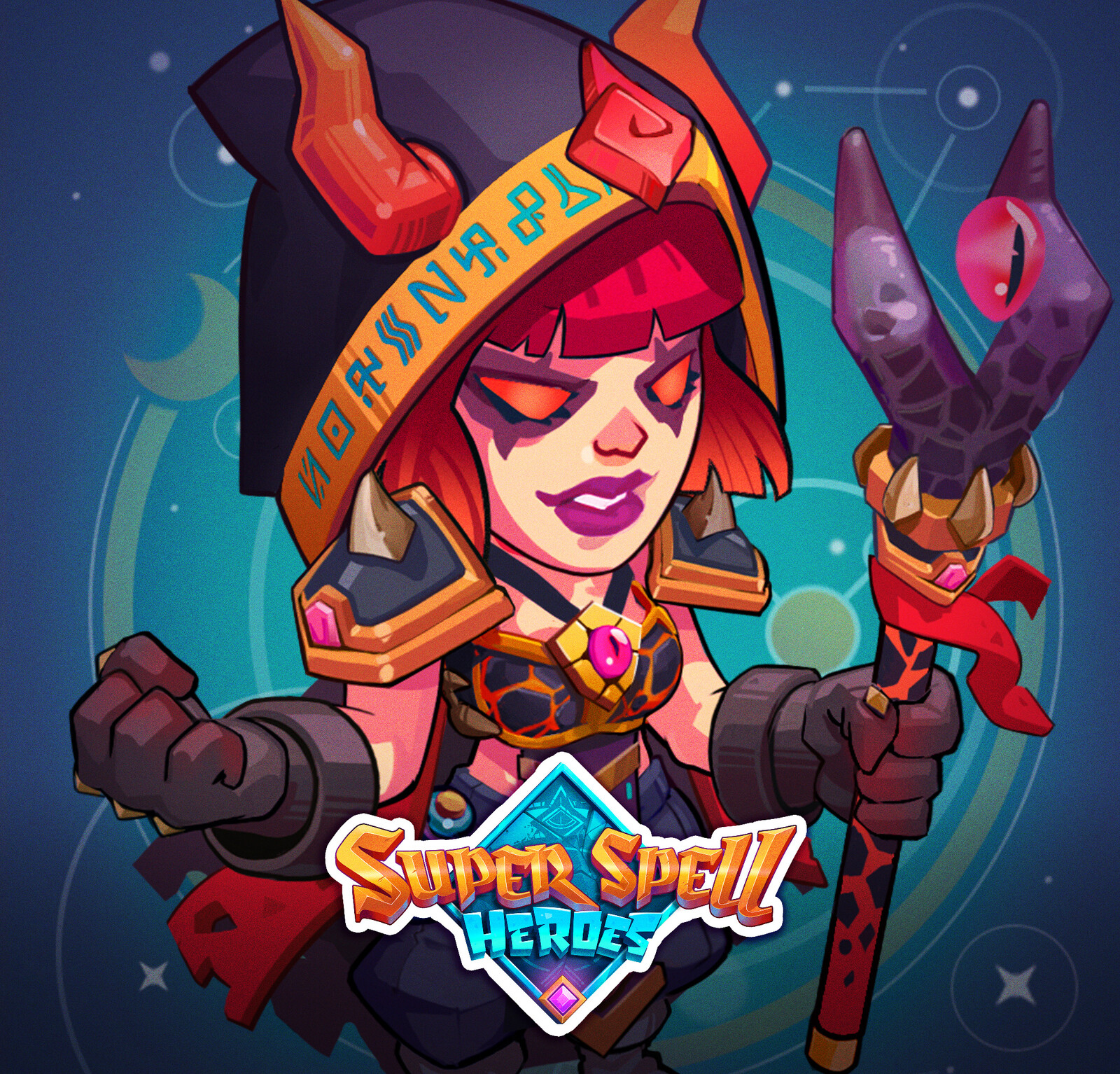 Fire Witch Jane - Super Spell Heroes 
