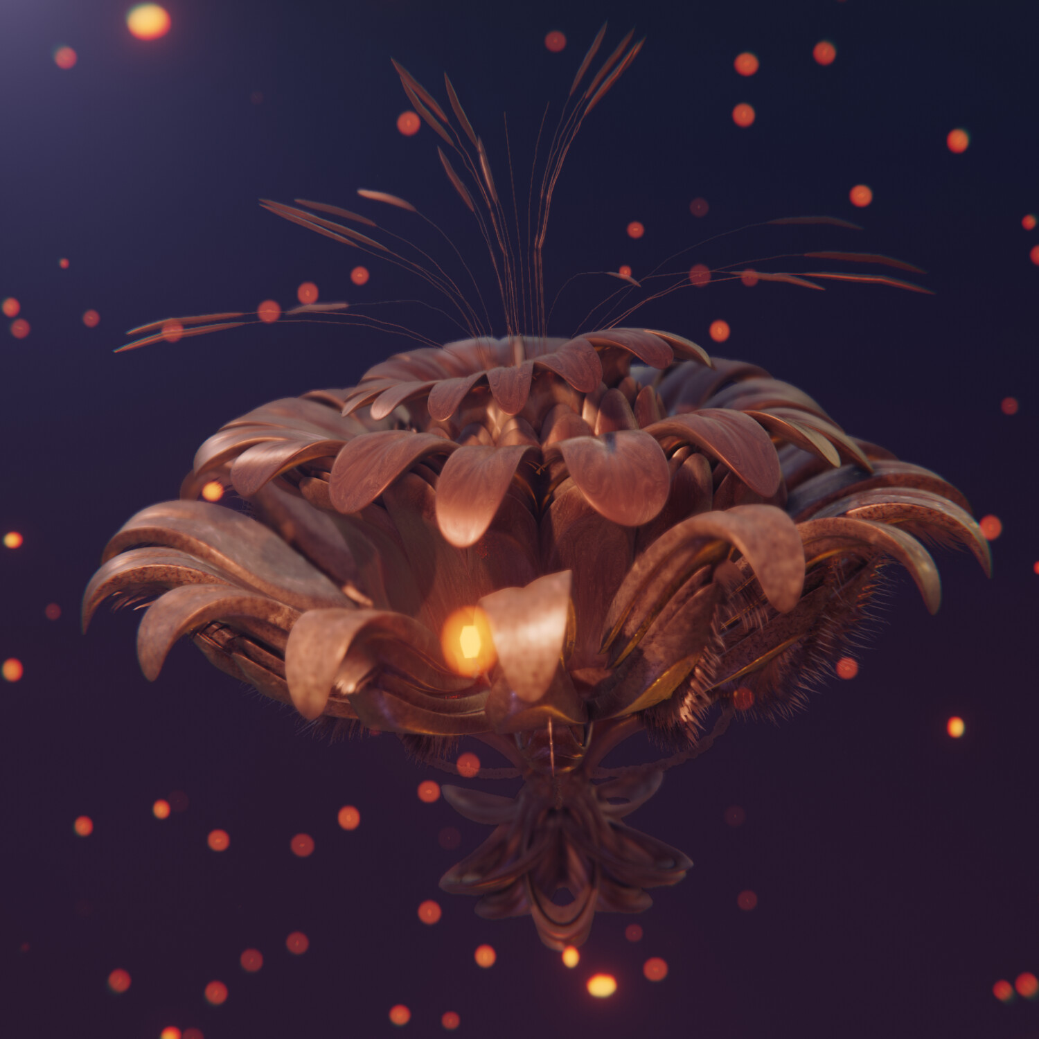 ArtStation Bronze Flower