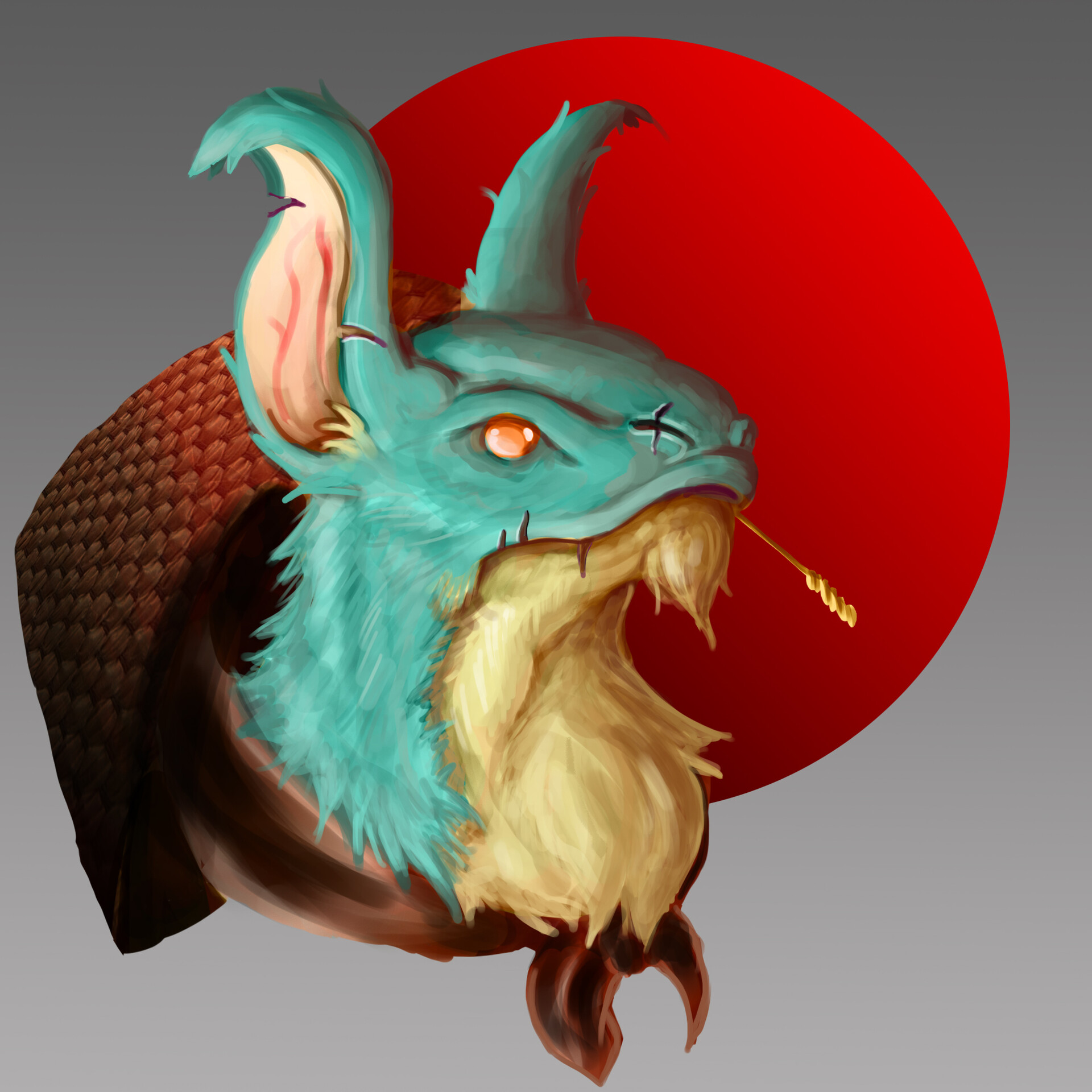 ArtStation - Rabbit samurai