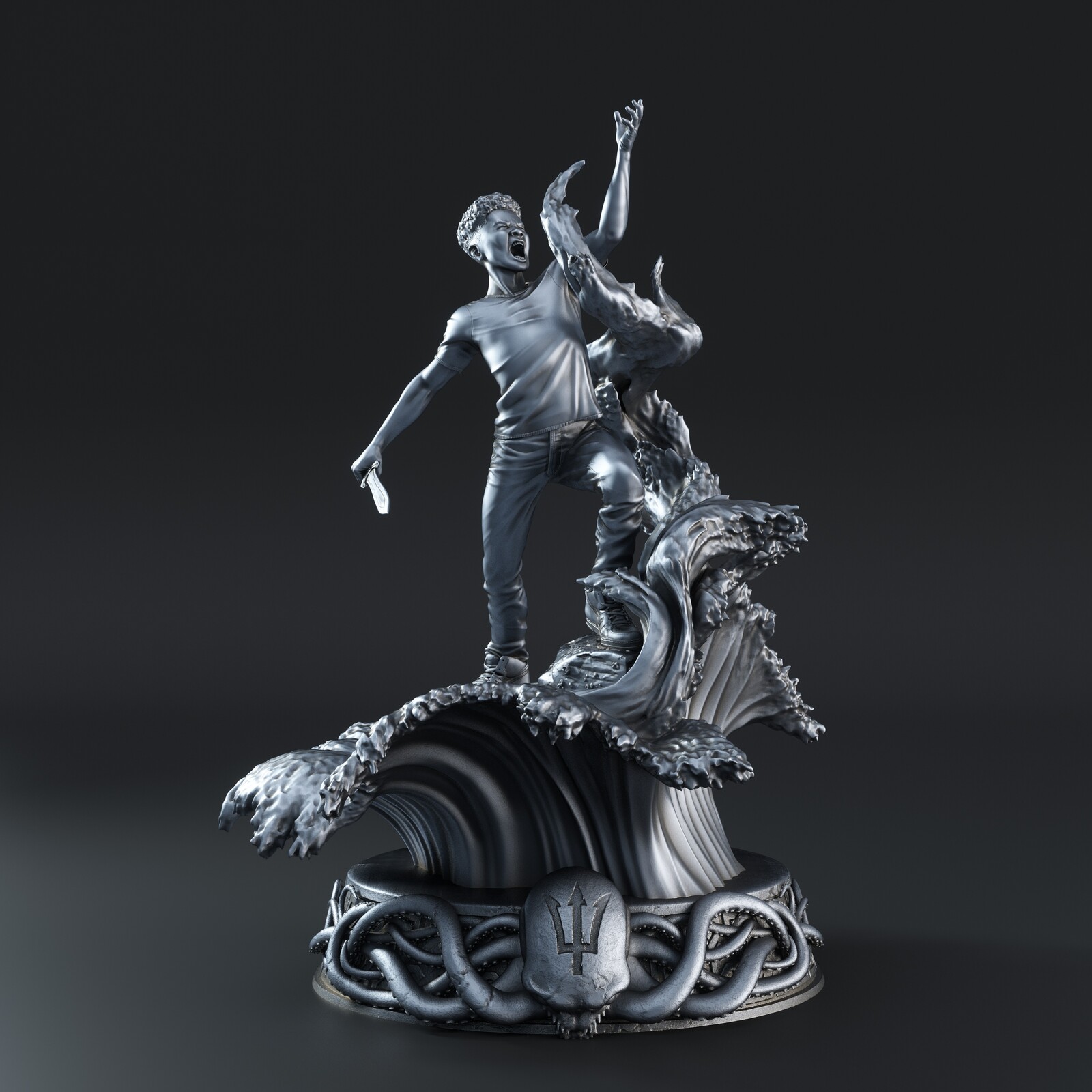 Percy Jackson Statue