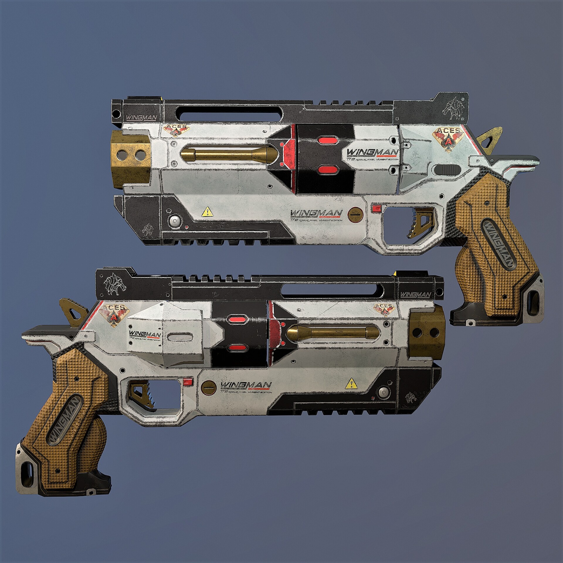 ArtStation - Titanfall / Apex legends Wingman Elite variant mod.