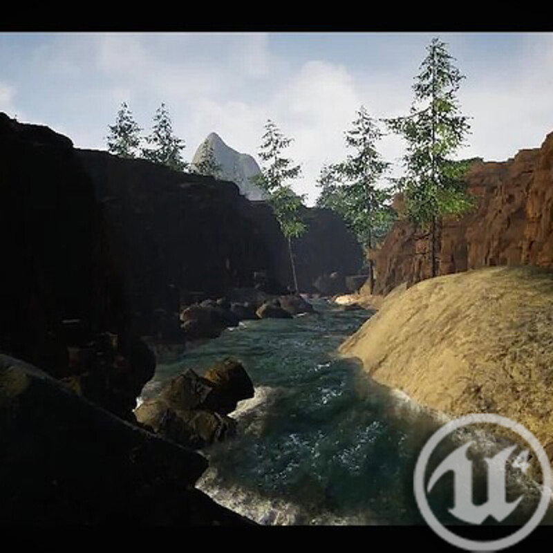 Unreal Project | Environment Canyon | WIP