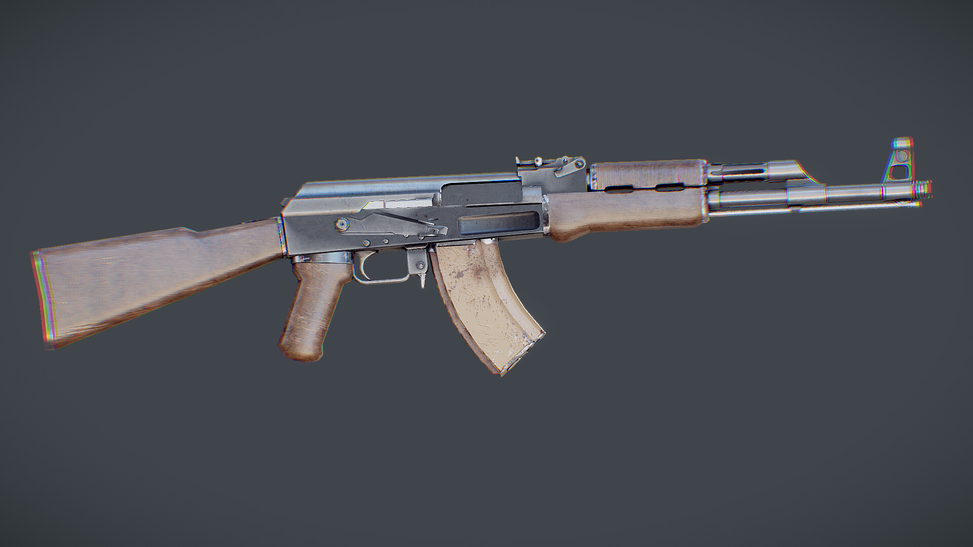 ArtStation - AK 47 game-ready