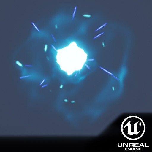 ArtStation - Frost / Ice Projectile - VFX Niagara