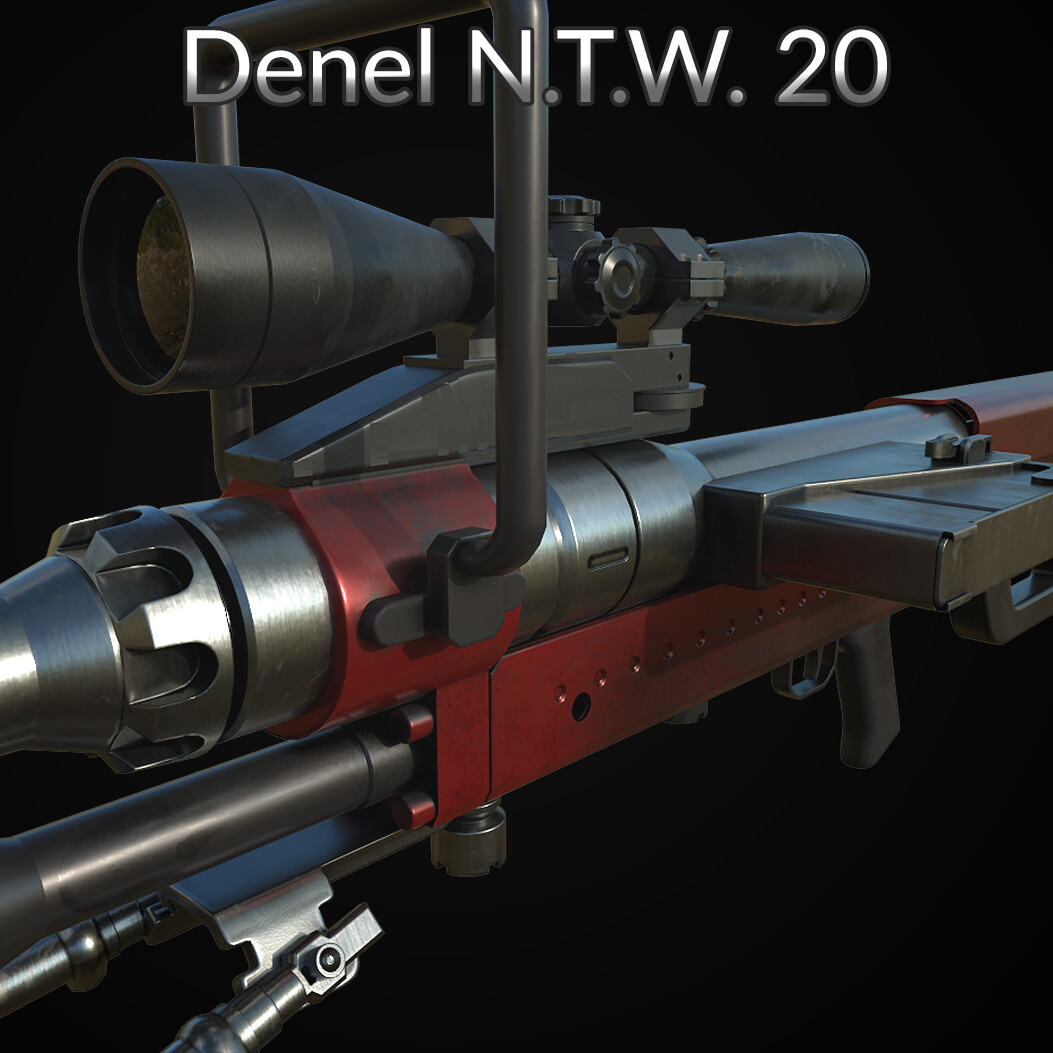 Artstation - Denel Ntw 20 Anti Materiel Rifle