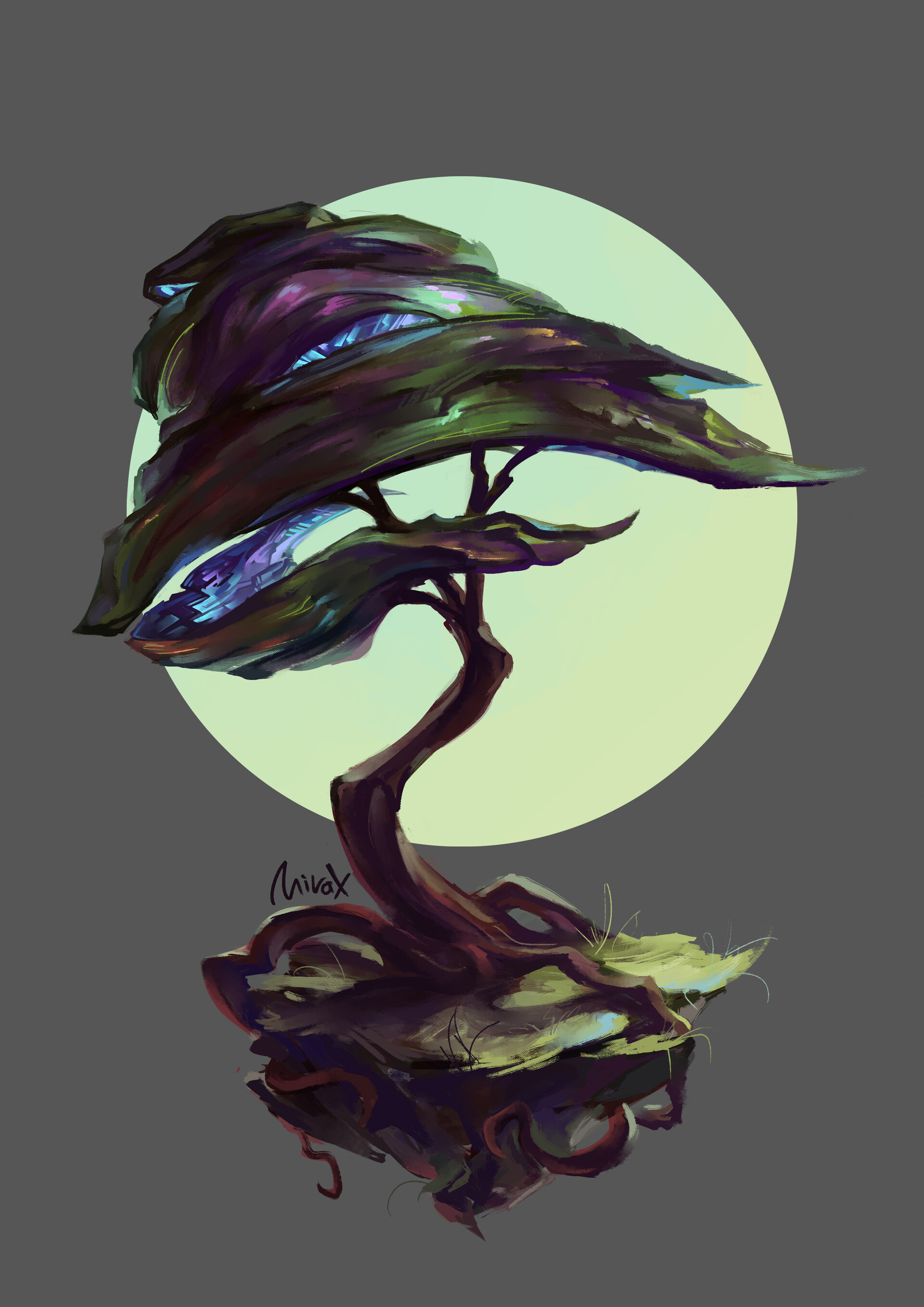 ArtStation - Neon tree