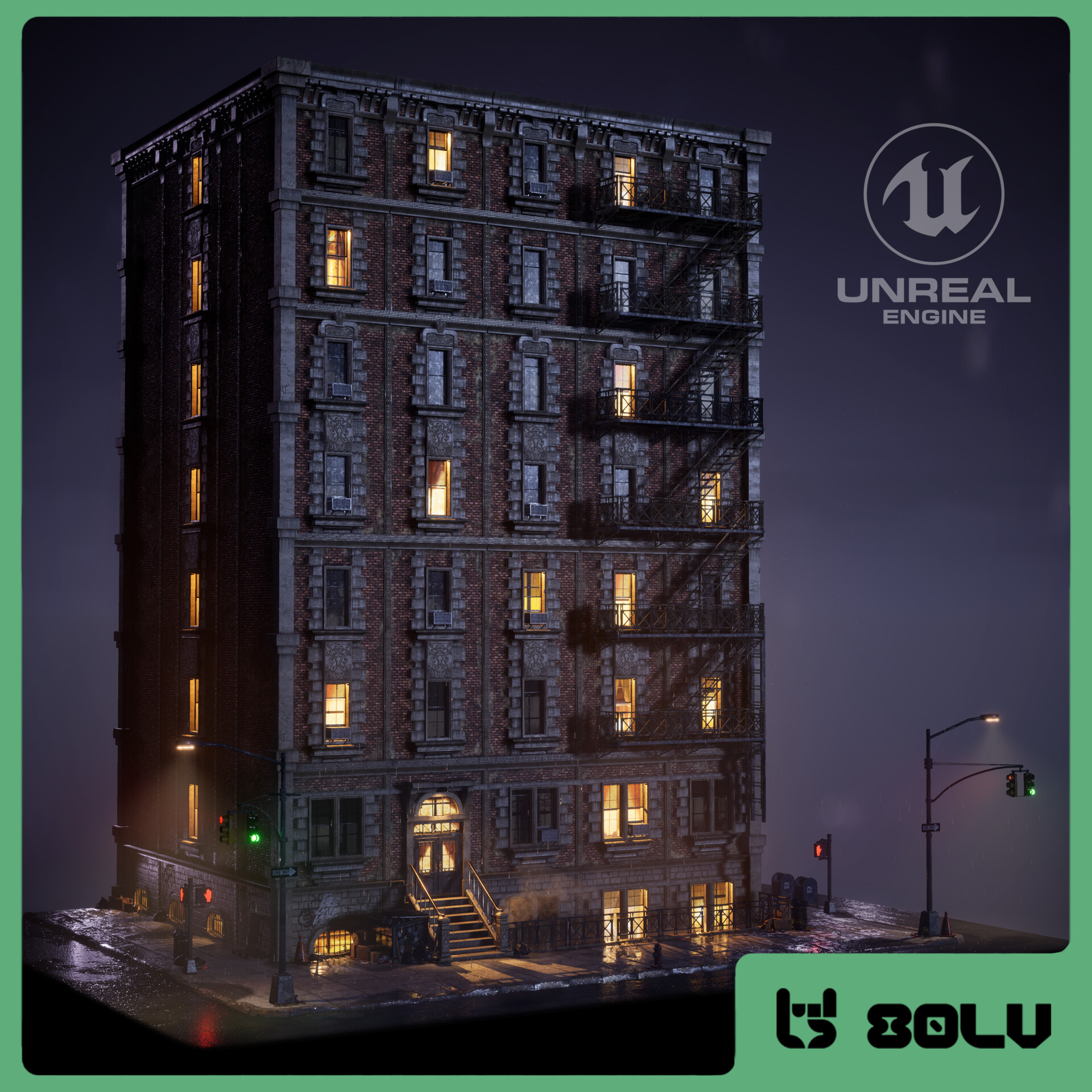 ArtStation NYC Apartment Block 80Lv Interview and Breakdown
