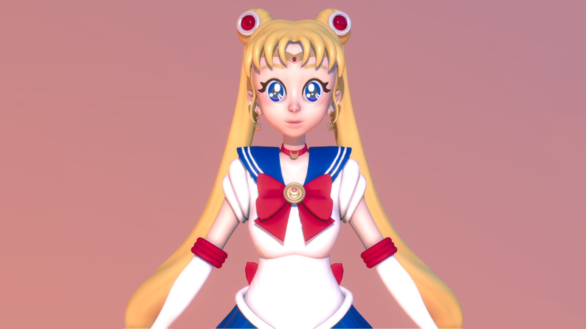 3d custom girl sailor moon