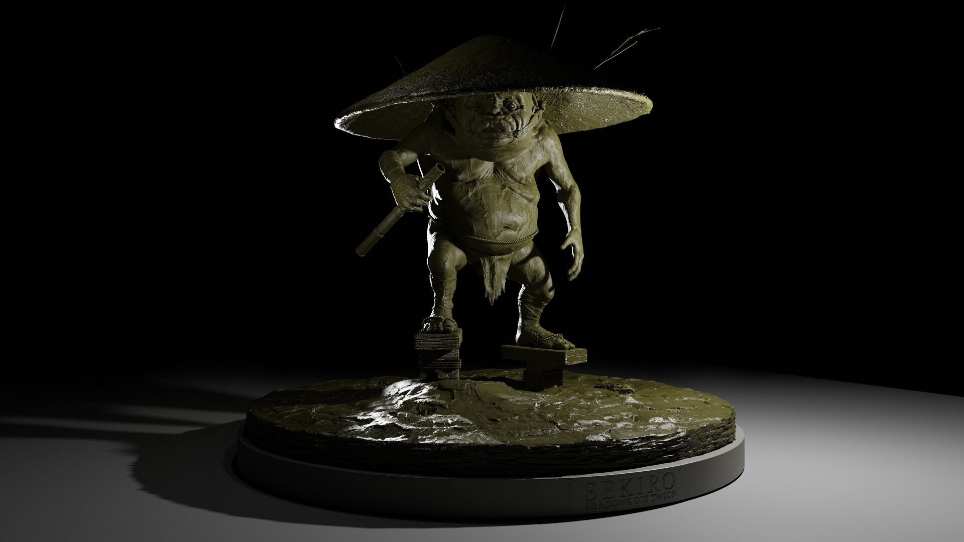 ArtStation Blackhat Badger from Sekiro