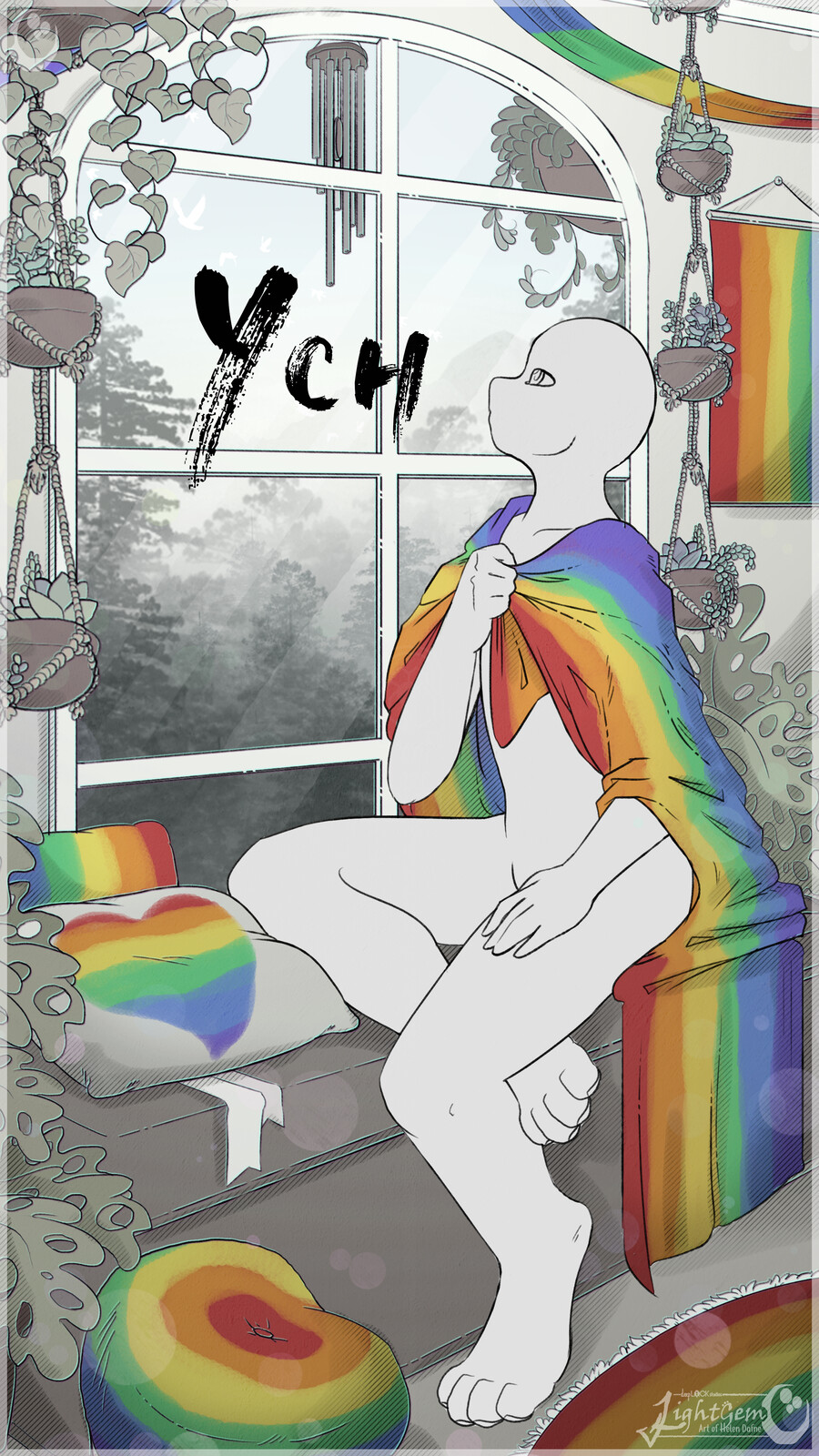 Artstation Old Book Ych 009 Pride Lightgem