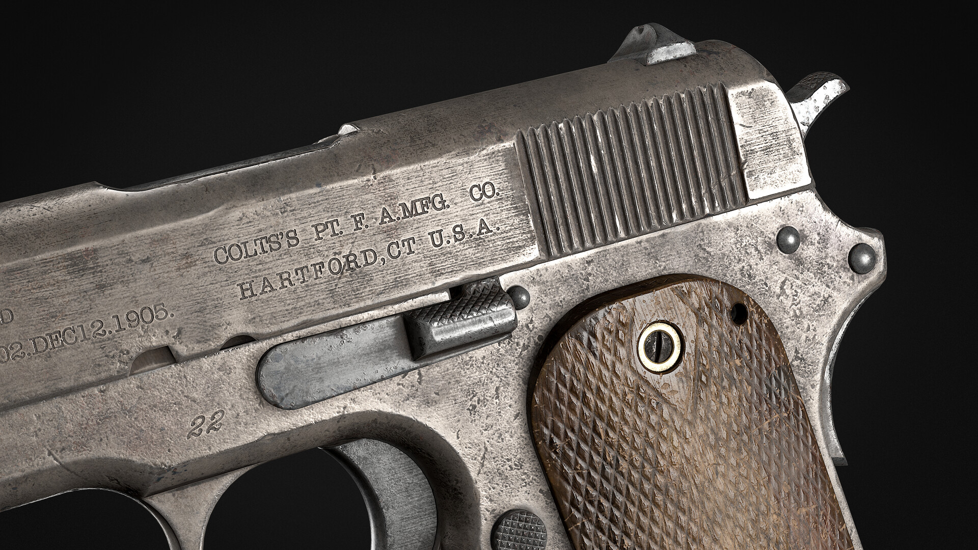 Andres Munar - Colt Model 1909 Prototype Pistol