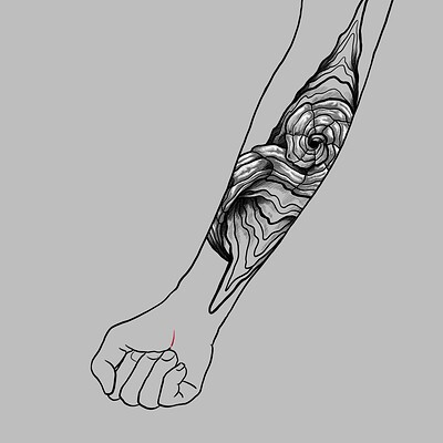 Does anyone know if a template like this exists for leg sleeves   rTattooDesigns
