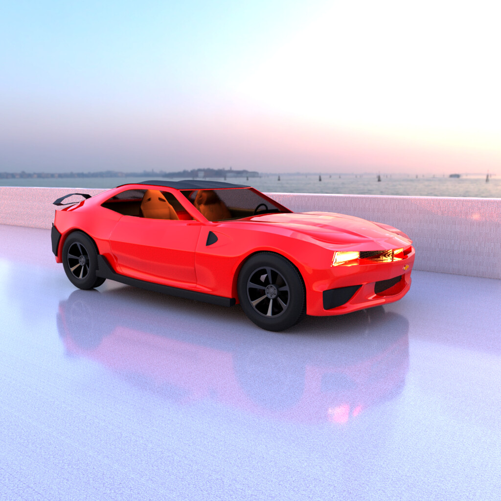 ArtStation - Camaro 3d Car Modelling