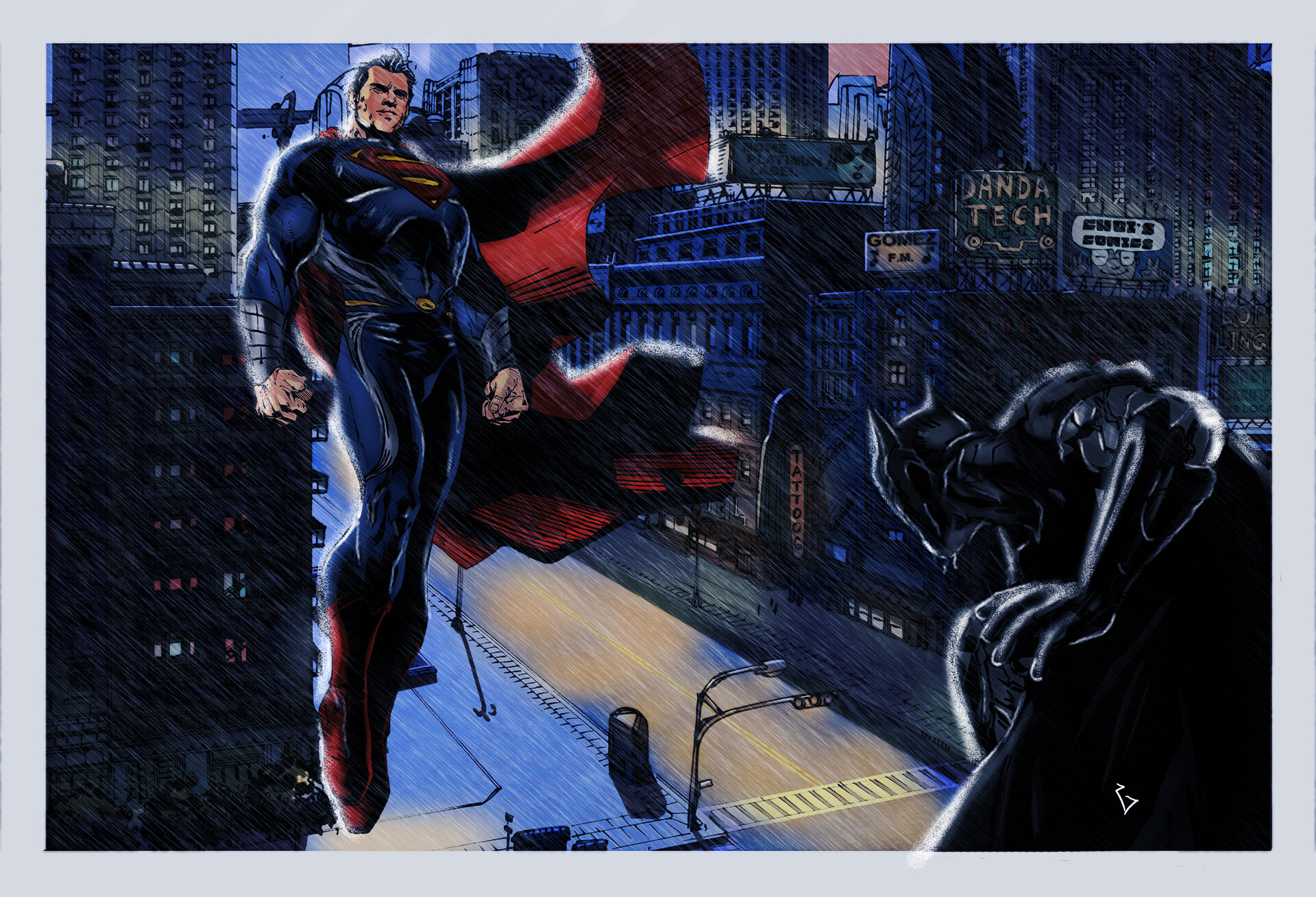 <b>Batman</b> <b>vs</b> Superman Promotional Art, Razvan Dragu.