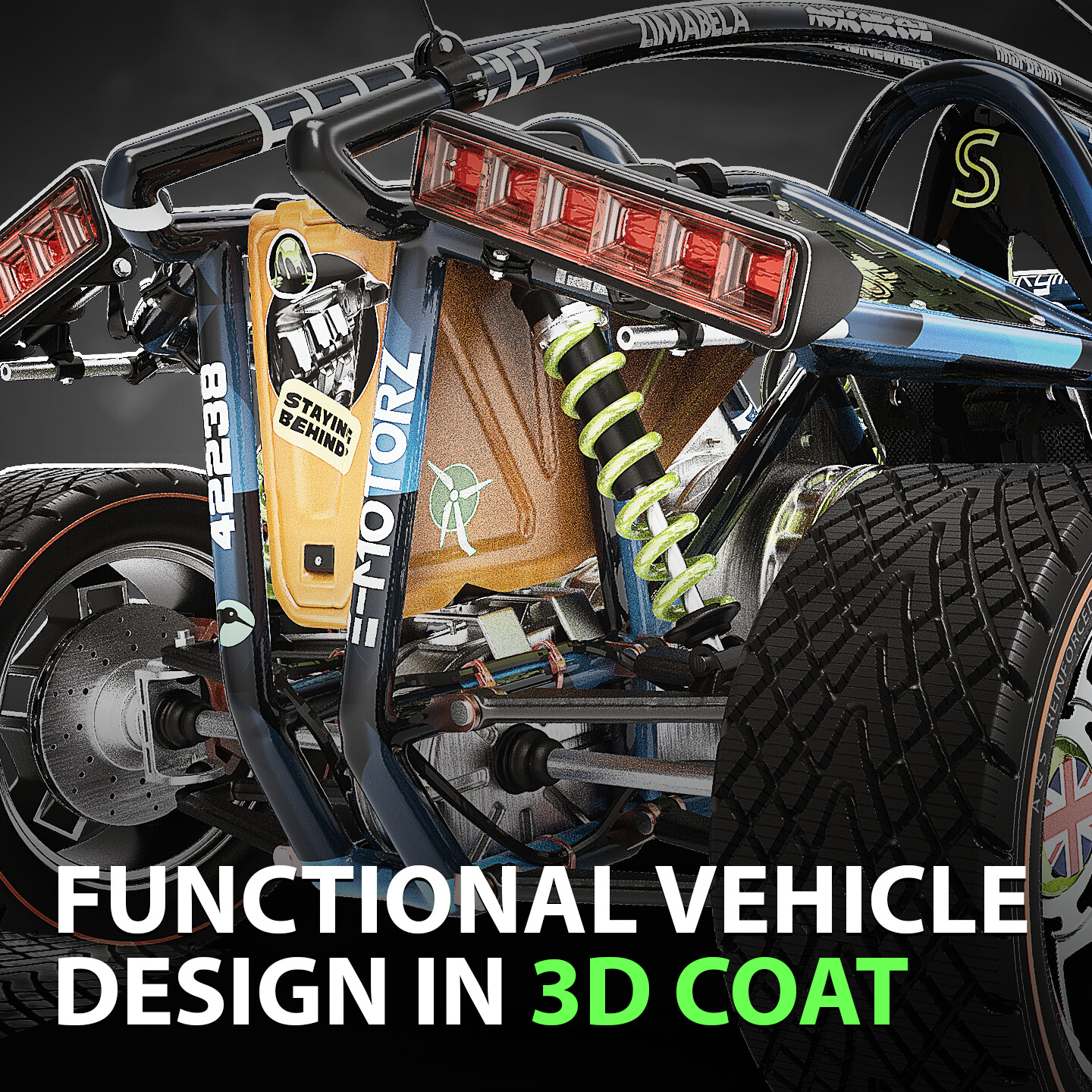 Anton Concepts - Functional Vehicle Design in 3D Coat