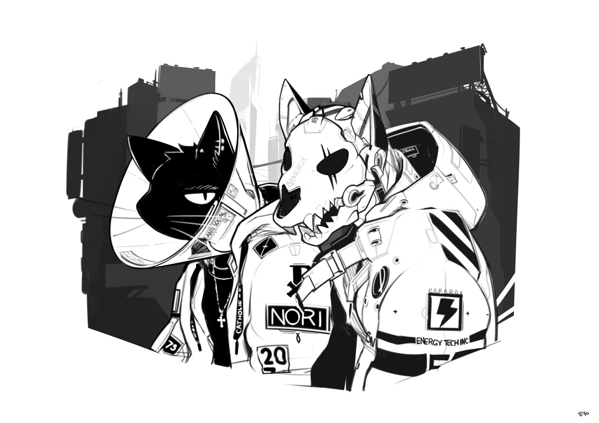 Artstation - Cat & Dog