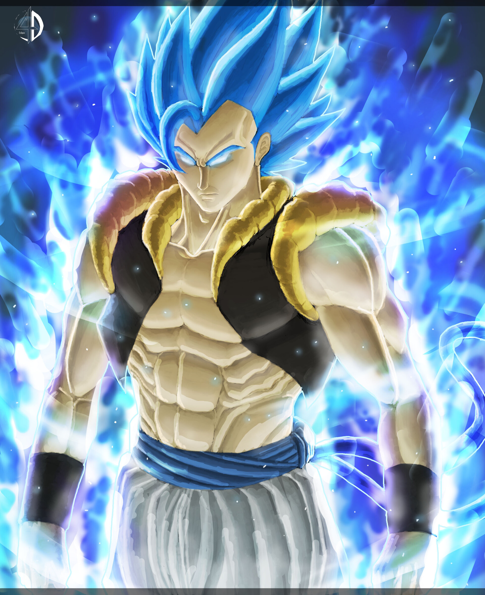 ArtStation - Gogeta Super Saiyajin Blue - Gogeta Super Saiyan Blue