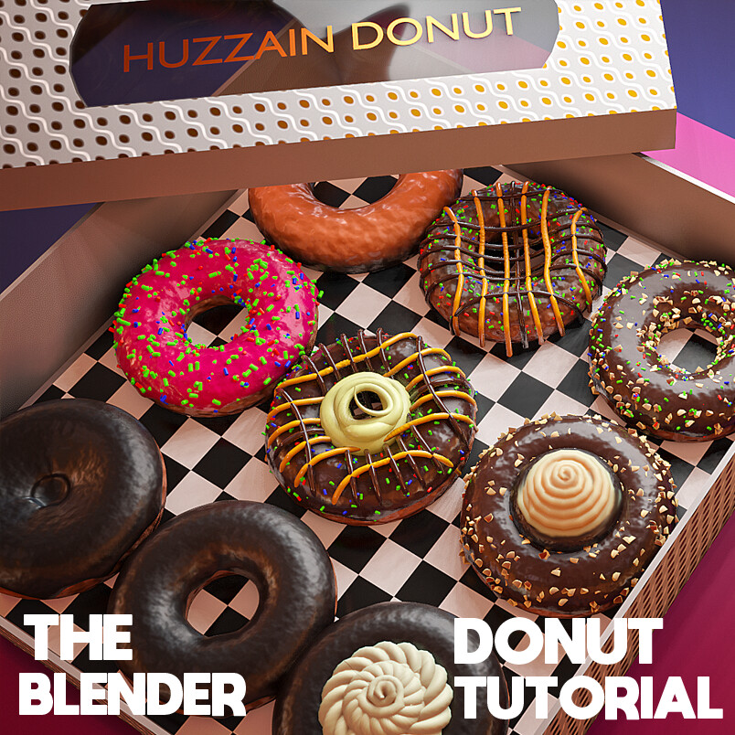 ArtStation - How to Create Donuts Blender Tutorial