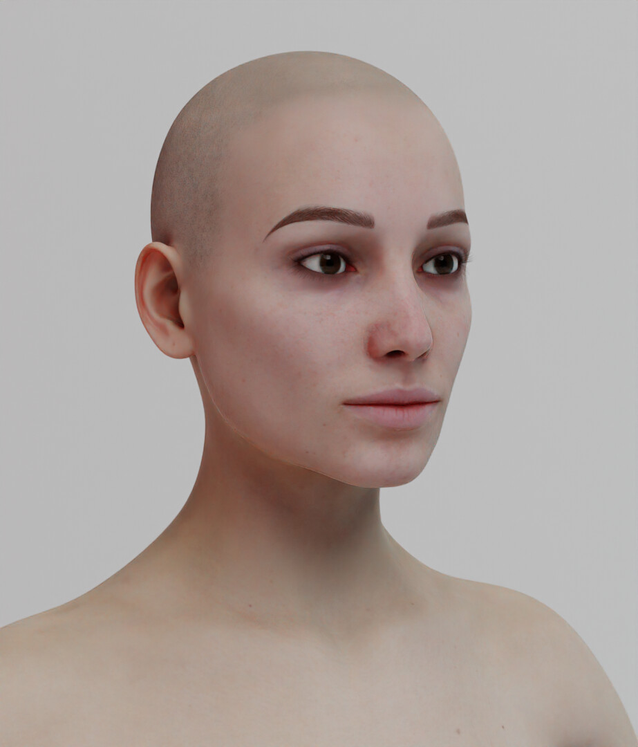 ArtStation - Realistic Female Basemesh