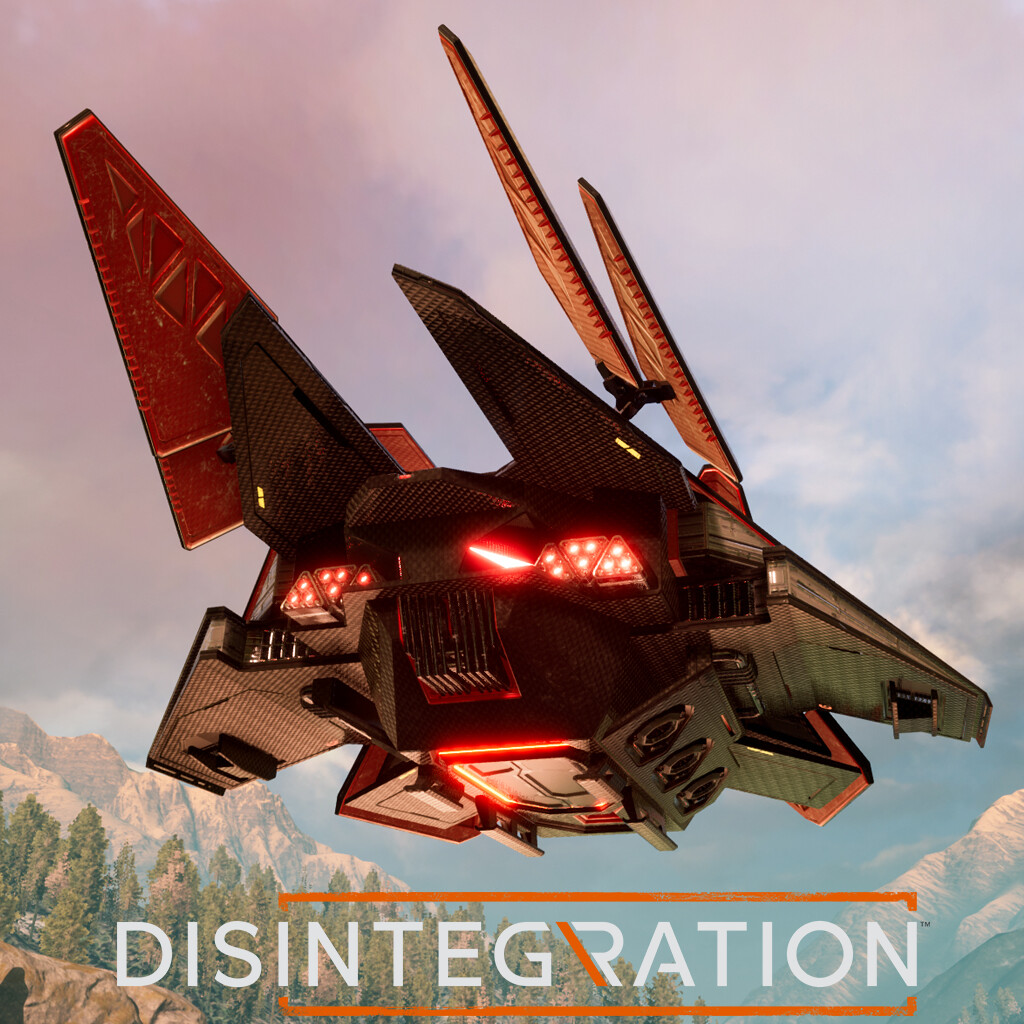 ArtStation - Dropship from Disintegration Game