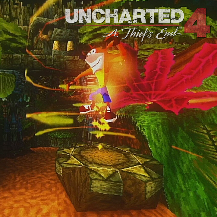 ArtStation Uncharted 4 Crash Bandicoot easter egg
