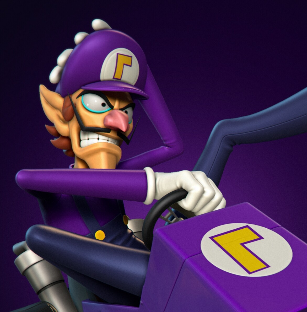 ArtStation - Waluigi Artwork