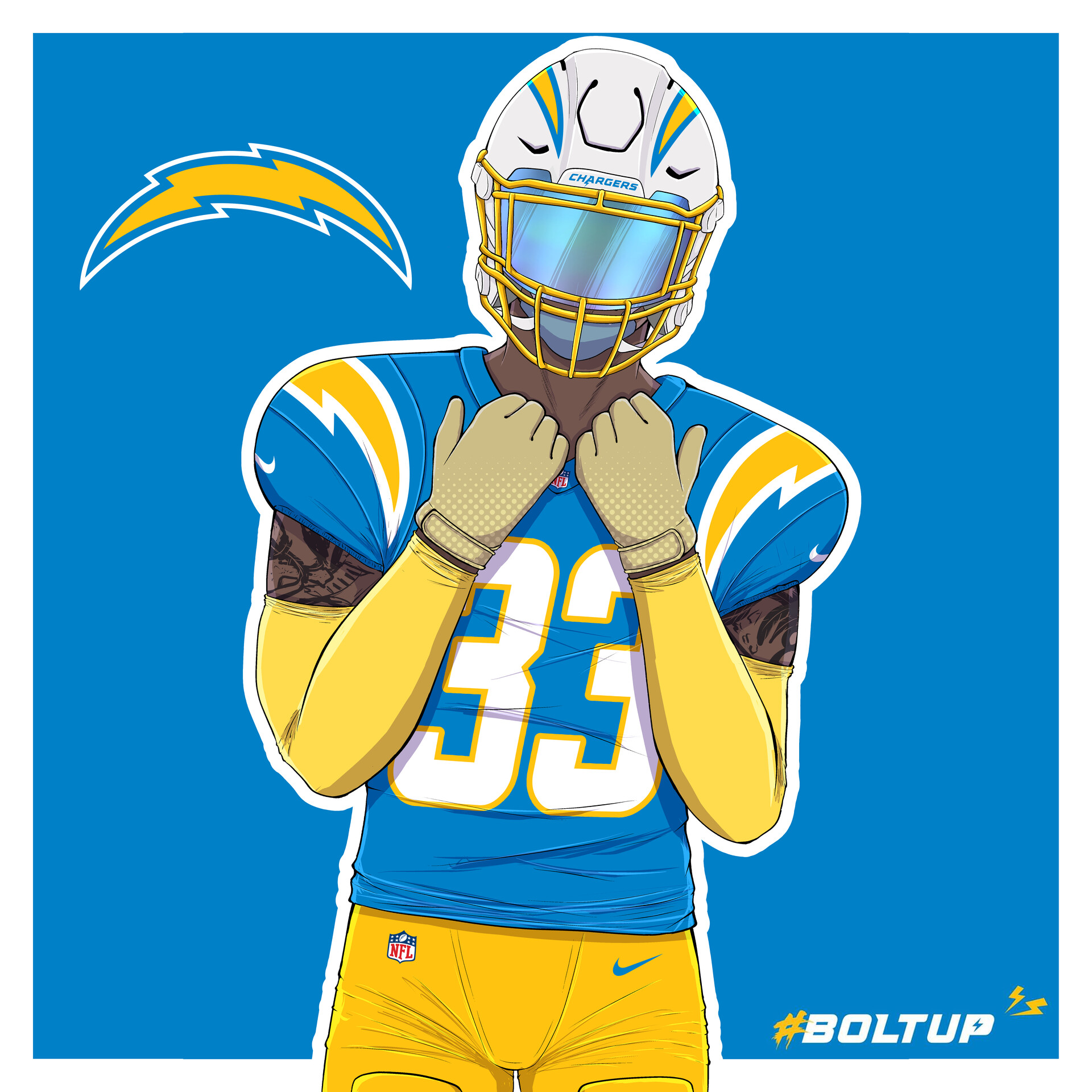 Los Angeles Chargers  Derwin James on Behance