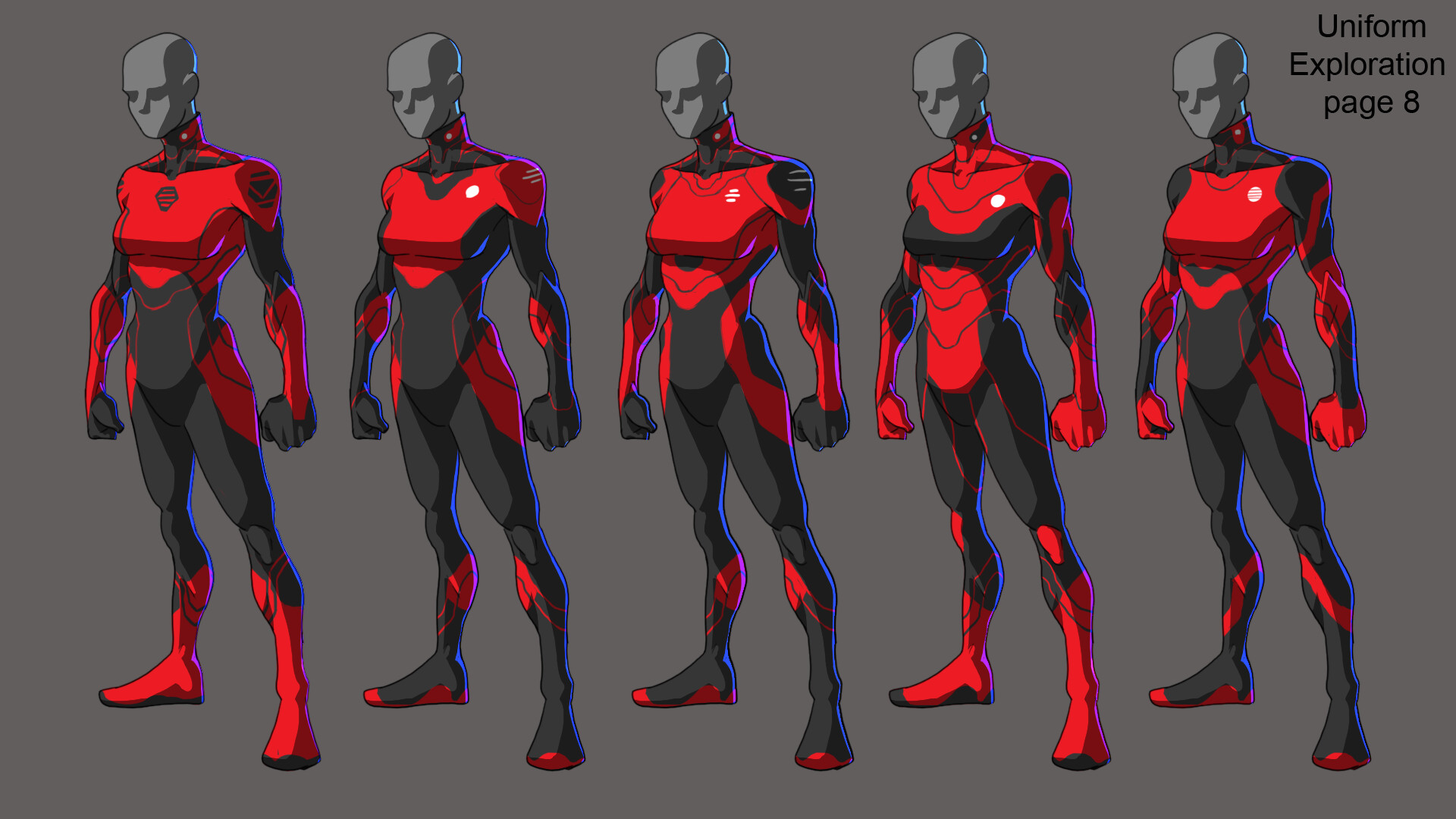 ArtStation - Lightbox Expo Challenge - Uniform Design Explorations