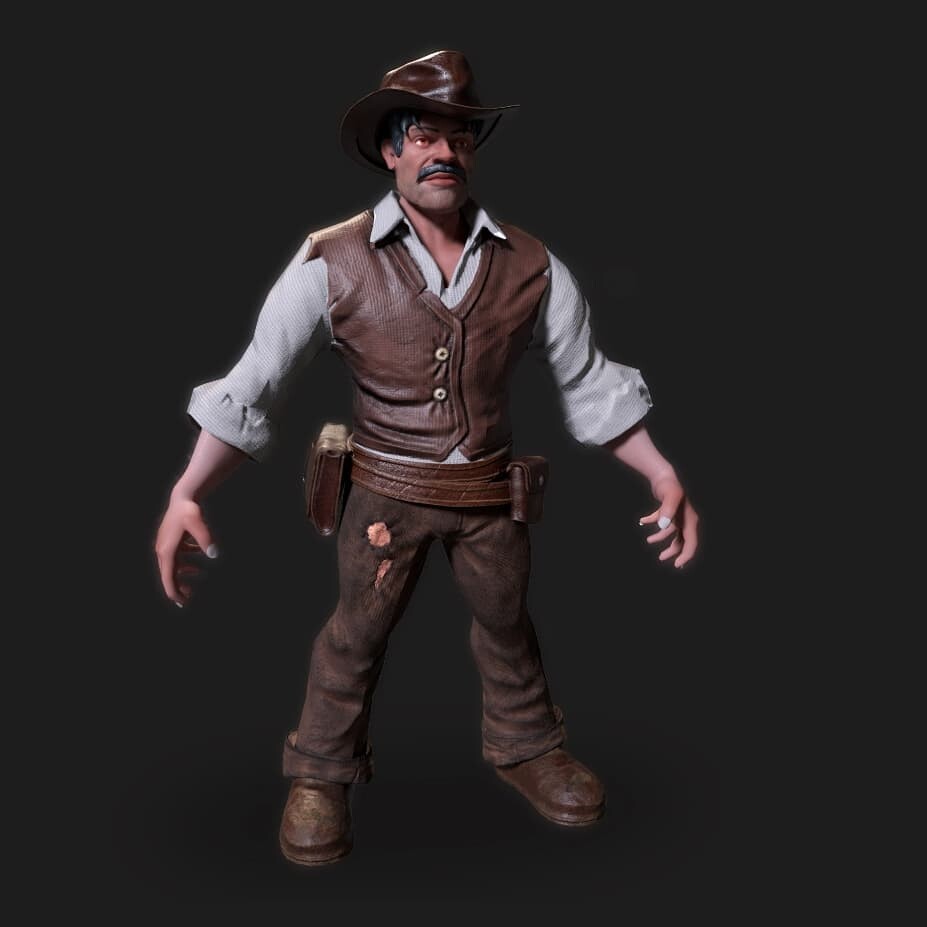 ArtStation - Sam - 'The sherif' character