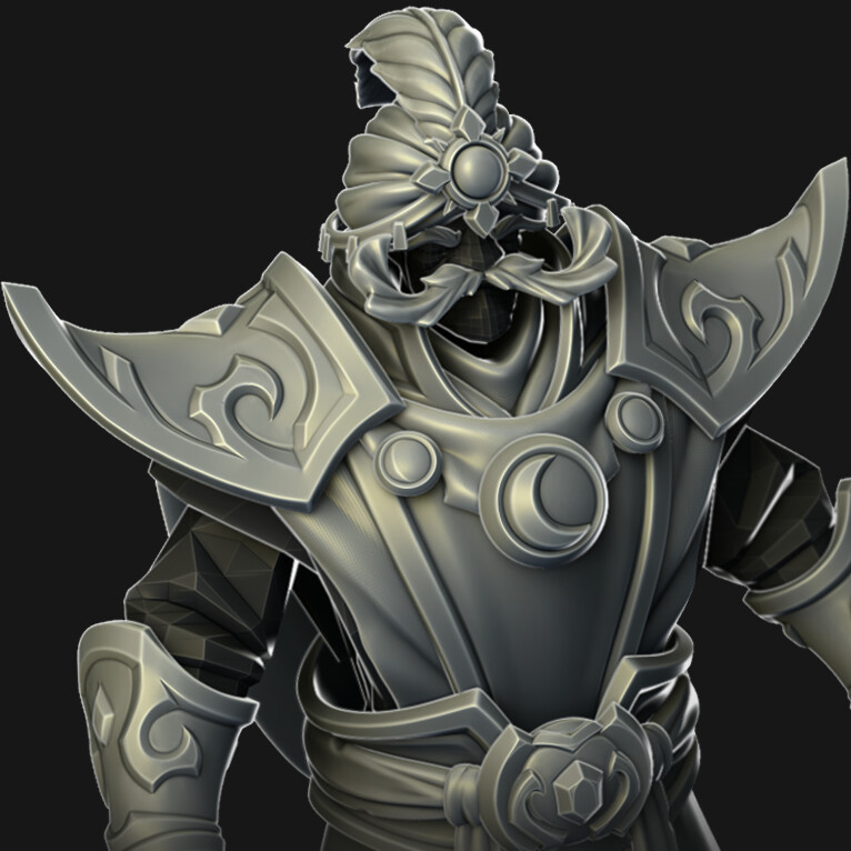 ArtStation - Dota 2 - Sage of Smoke and Sand [Warlock Set]