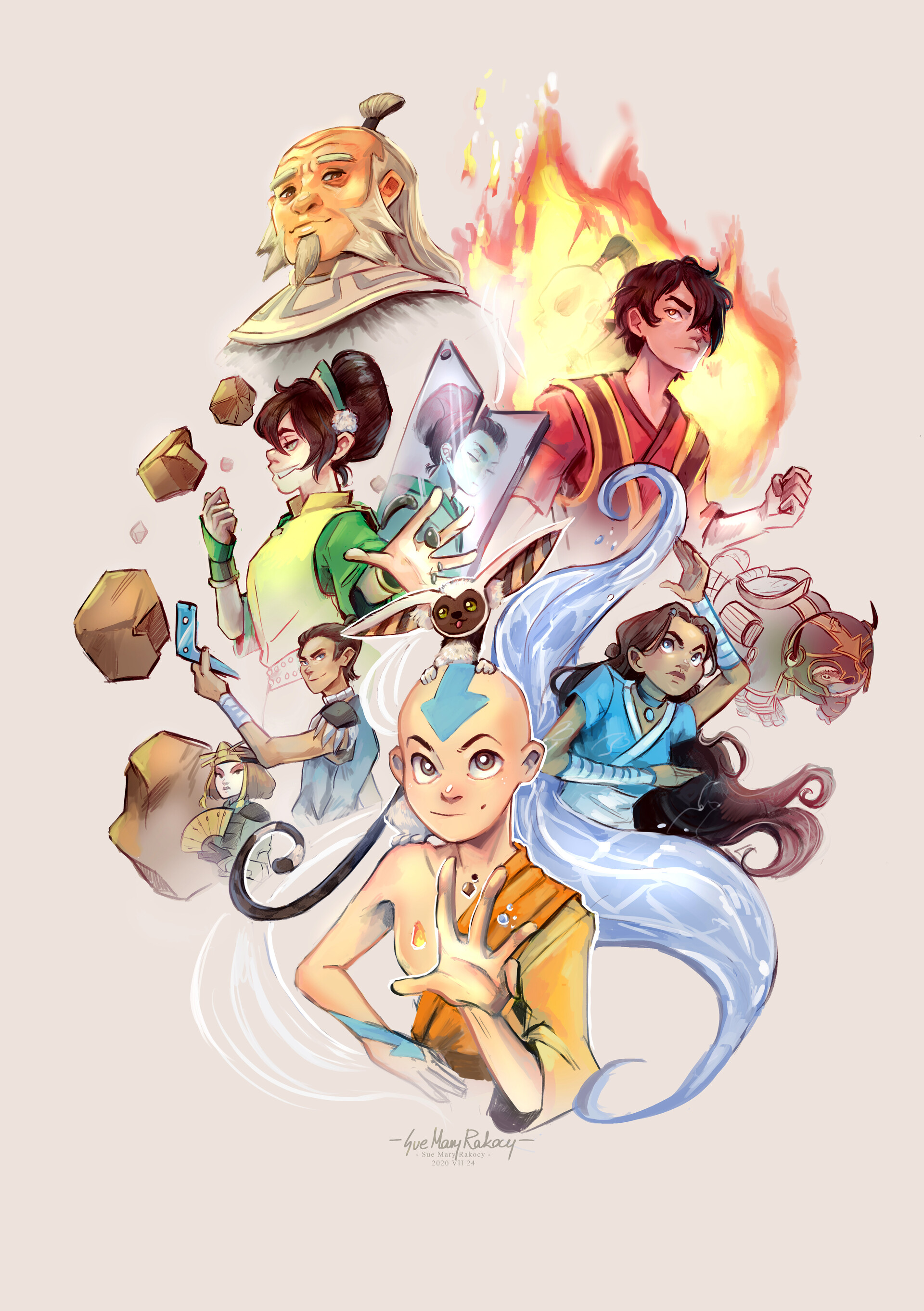 ArtStation - ATLA: The BoomerAang Team Poster