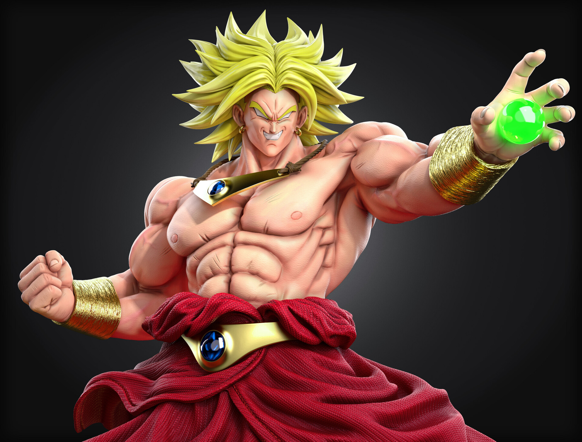 ArtStation - Broly Statue