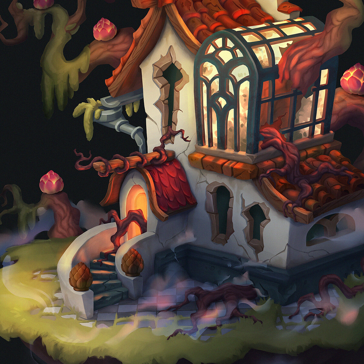 ArtStation - Mad Botanist's House