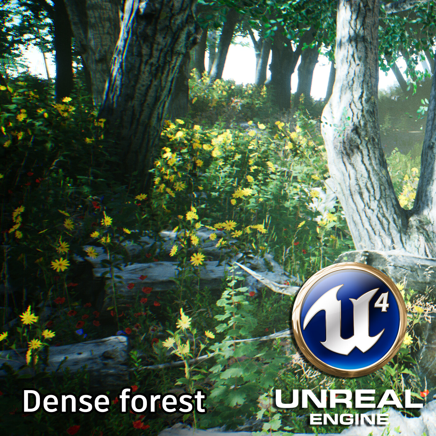 ArtStation - Dense-forest : unreal engine 4