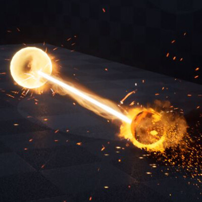 ArtStation - Fire Beam VFX