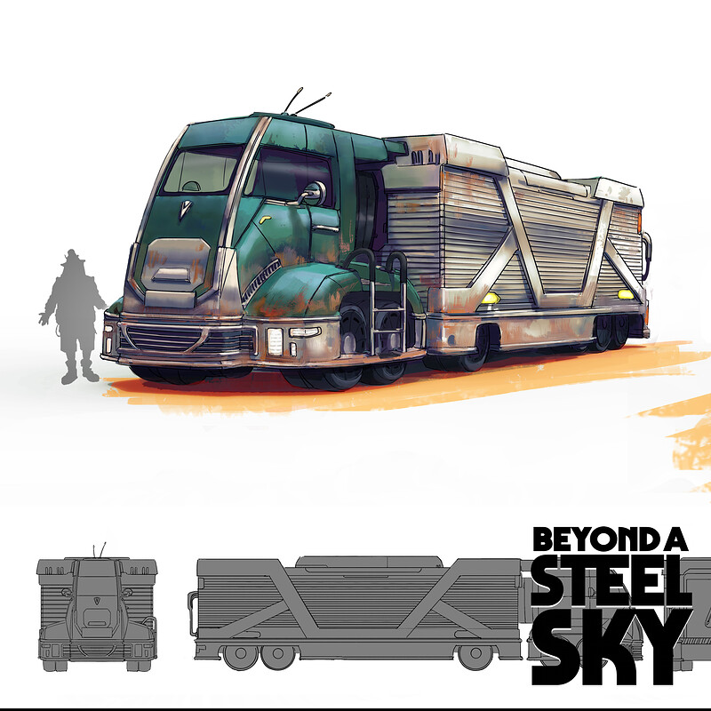 BEYOND A STEEL SKY: Wendell's truck