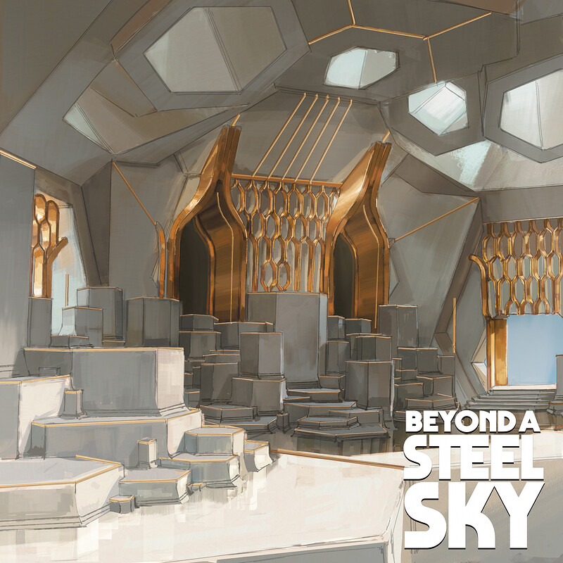 BEYOND A STEEL SKY: Citadel and Council Chamber