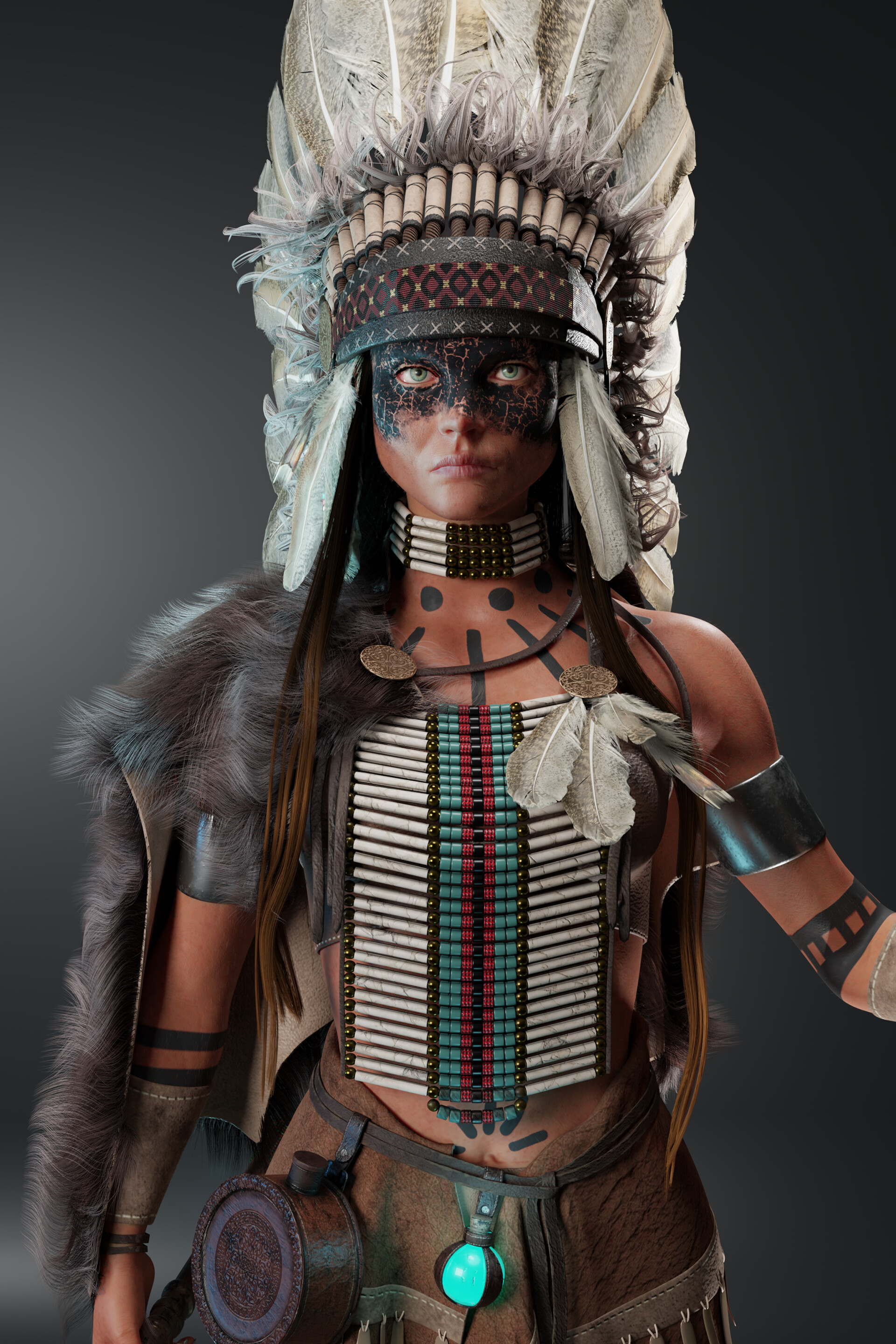 ArtStation New Tutorial! Native Explorer3D Female Character in
