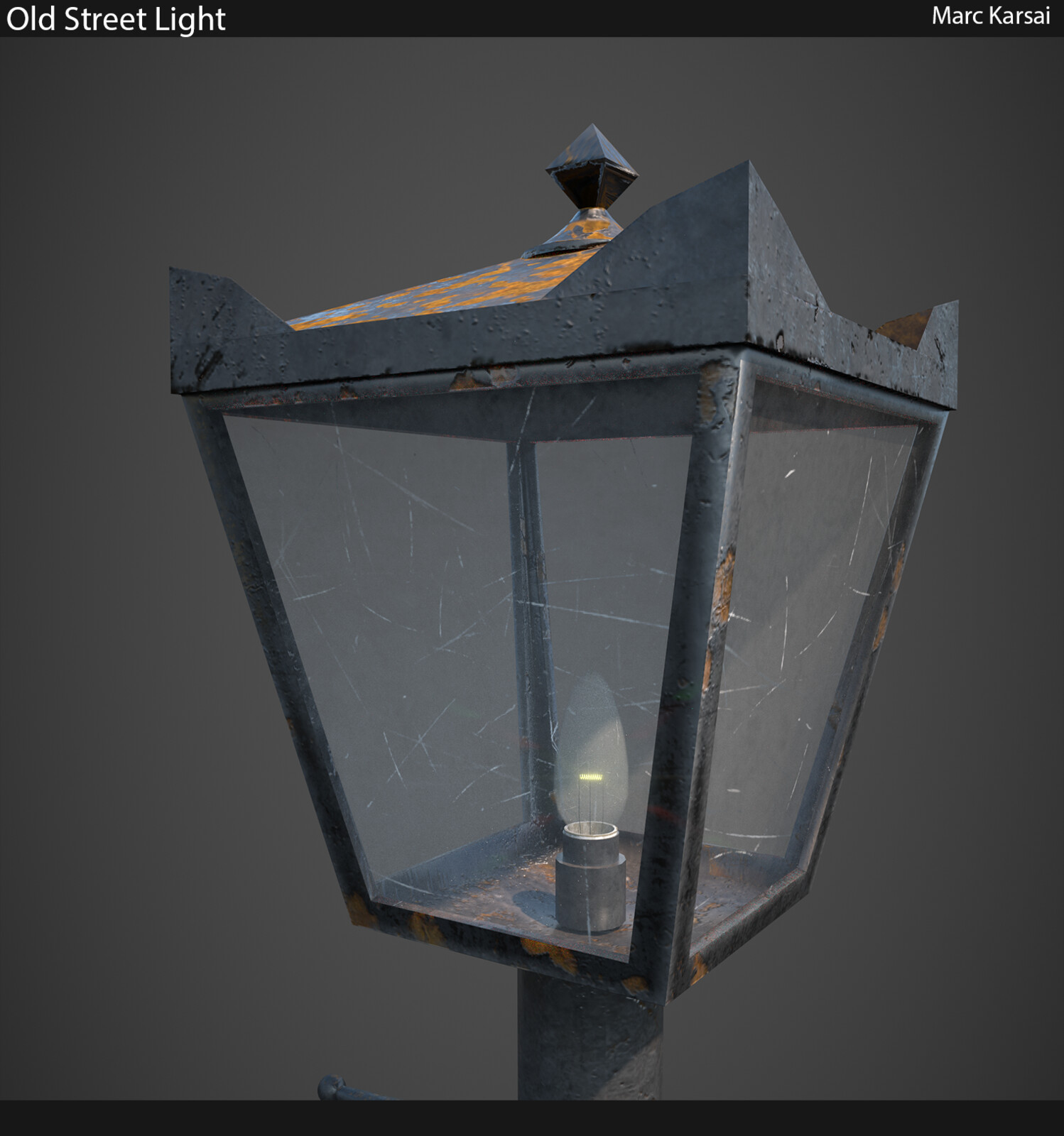 Artstation Old Street Light Marc Karsai