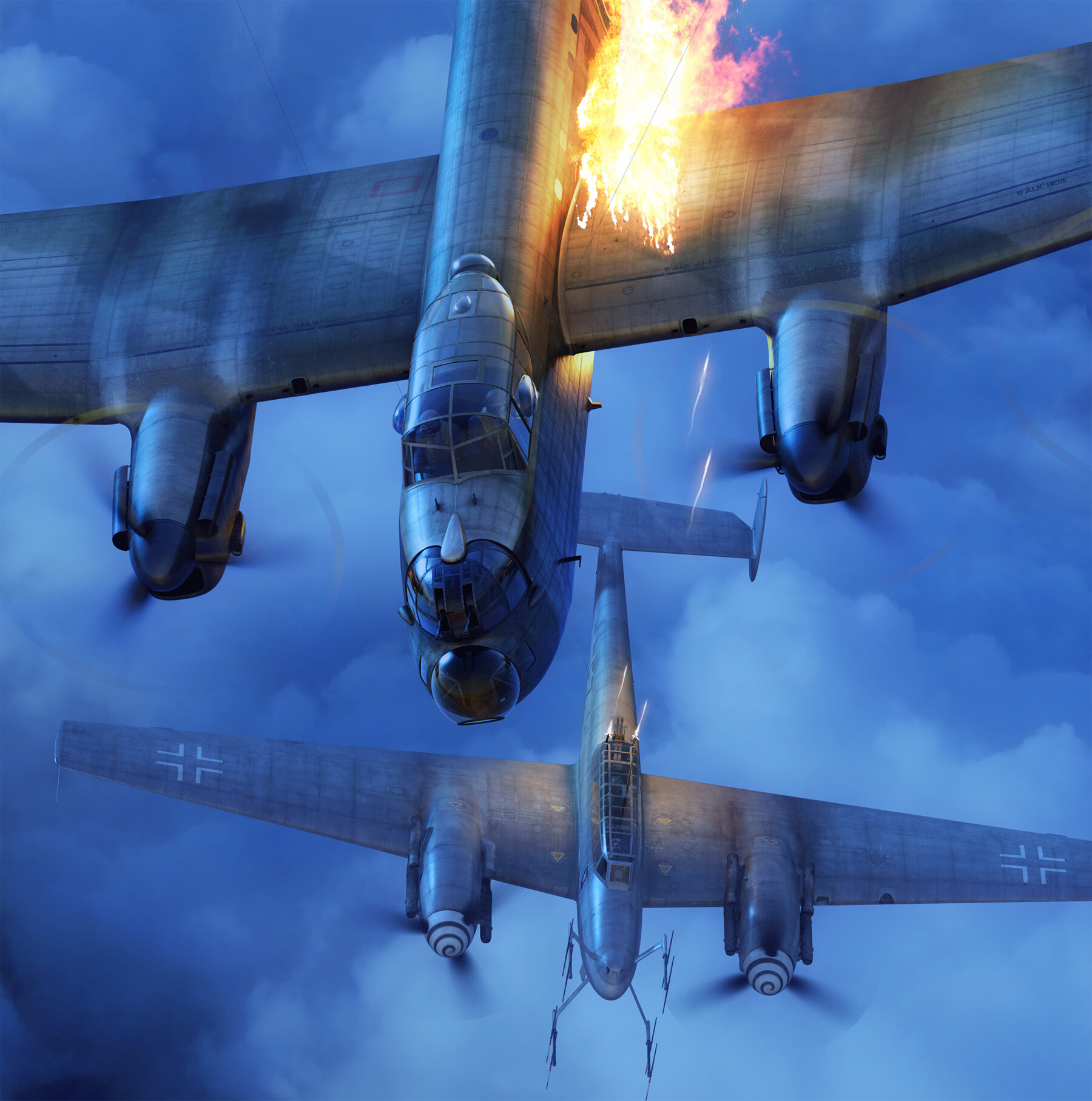 ArtStation - Lancaster Bomber