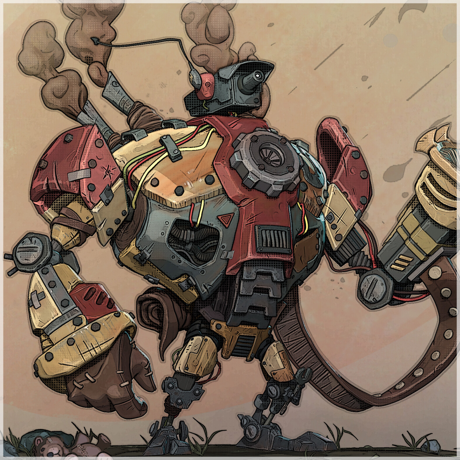 ArtStation - Cartoon Robot