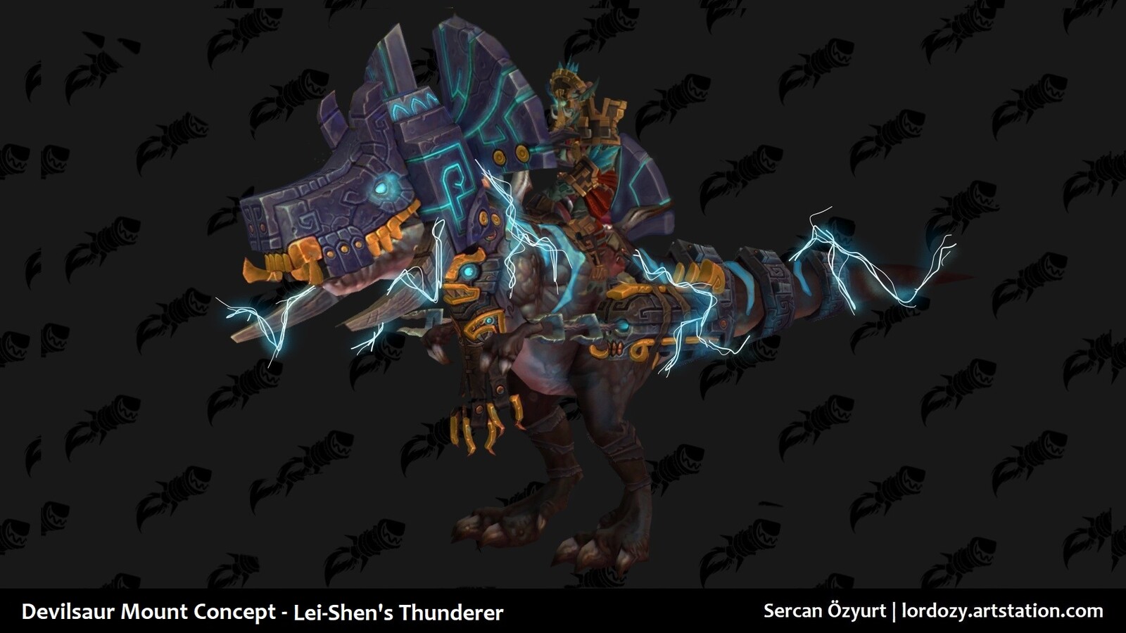 [Fan Concept] Devilsaur Mount - World of Warcraft