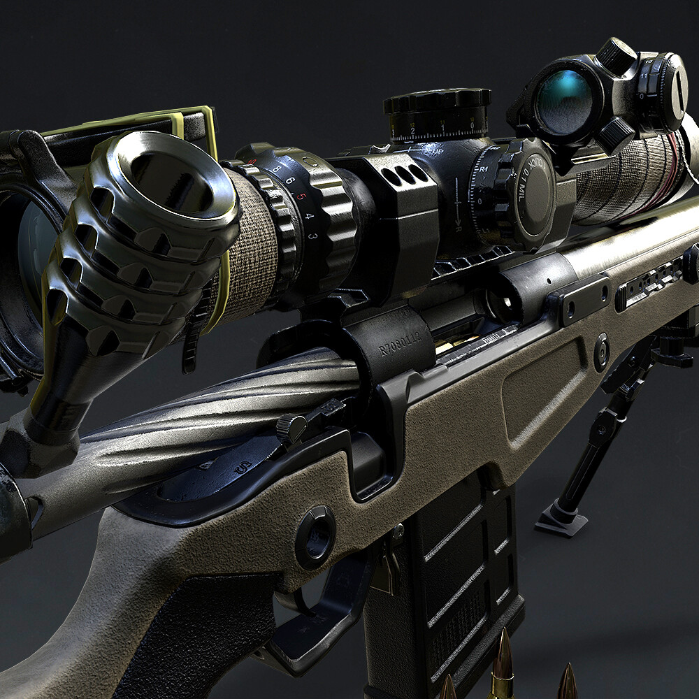 Ed Hanley - 3D Artist - Remington 700 Sniper Rifle