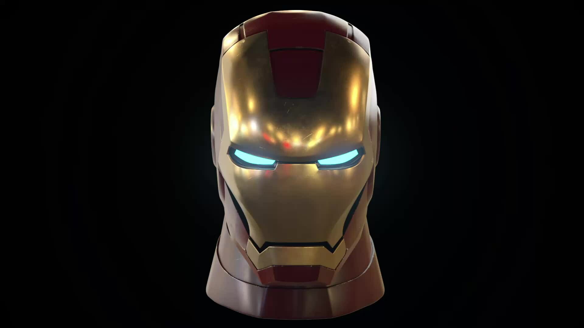 ArtStation - Ironman helmet (fanart)