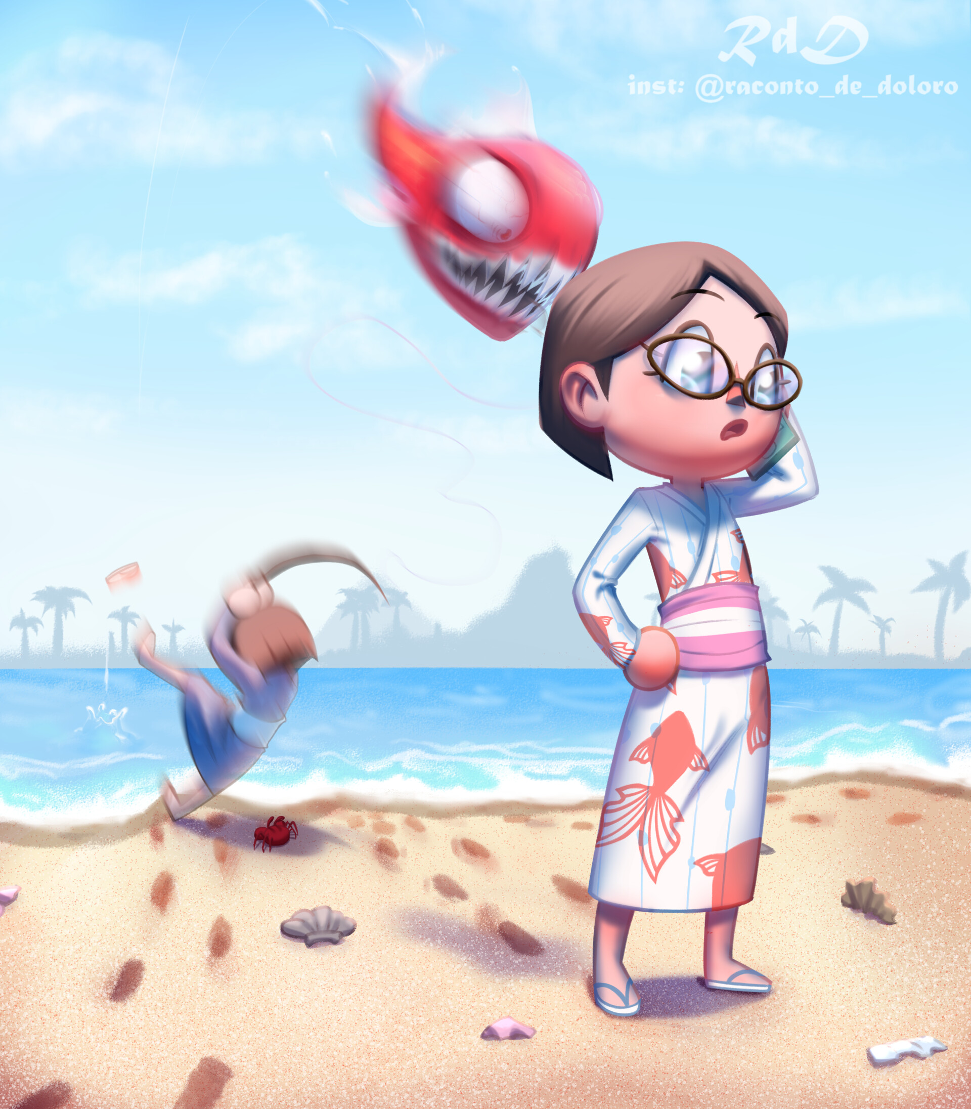 ArtStation - Animal Crossing Fishing