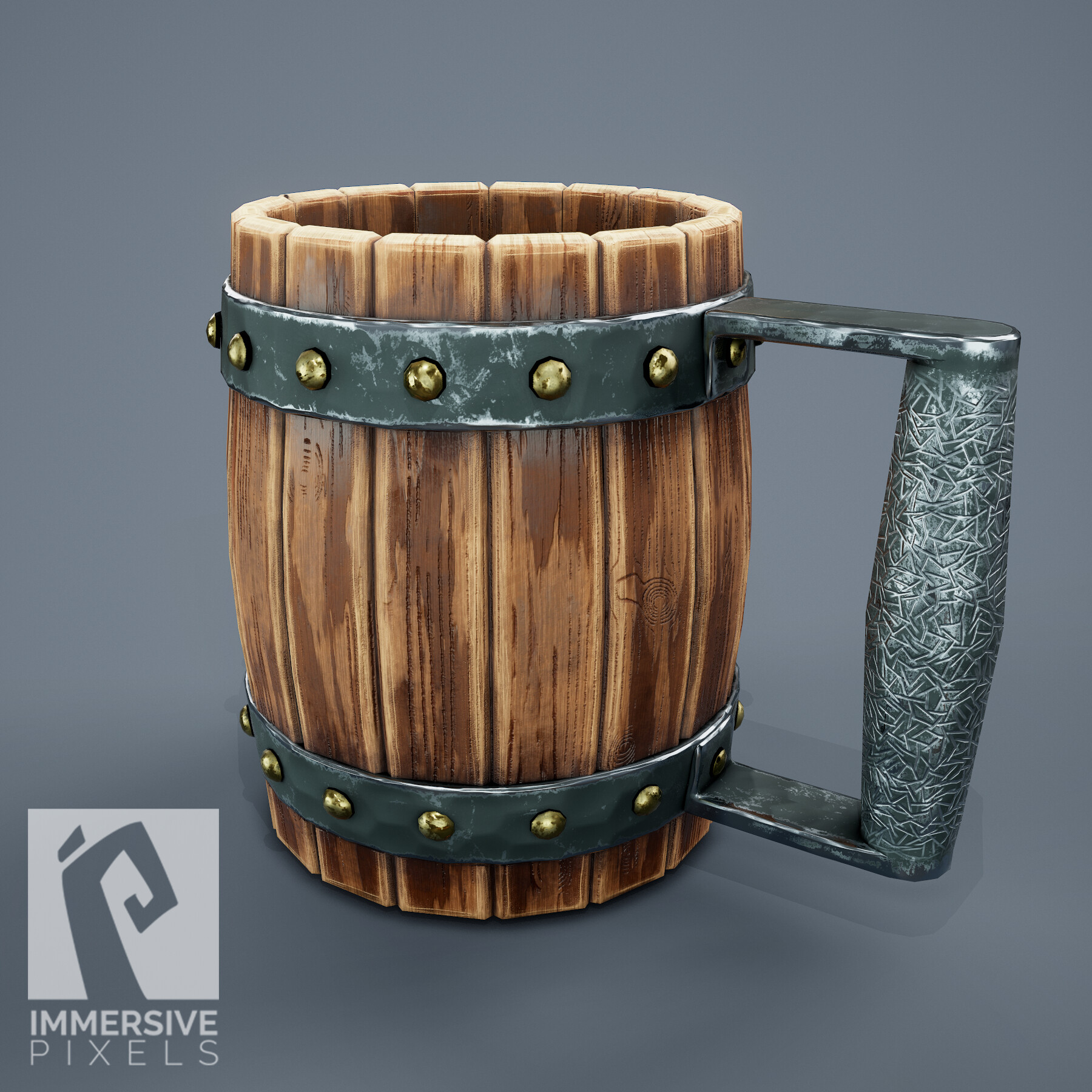 ArtStation - Immersive Pixels | Medieval stylized Mug