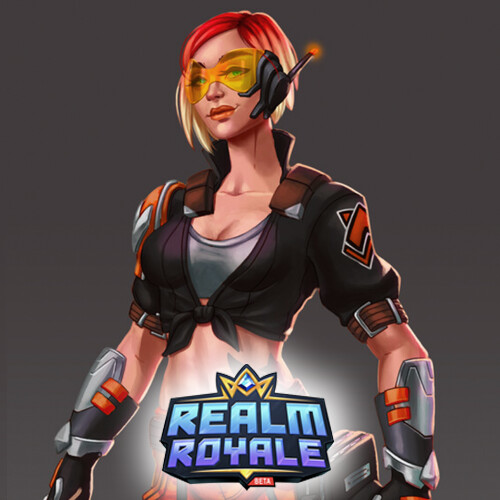 Jasmine M Realm Royale Hunter Technician Skin Concept