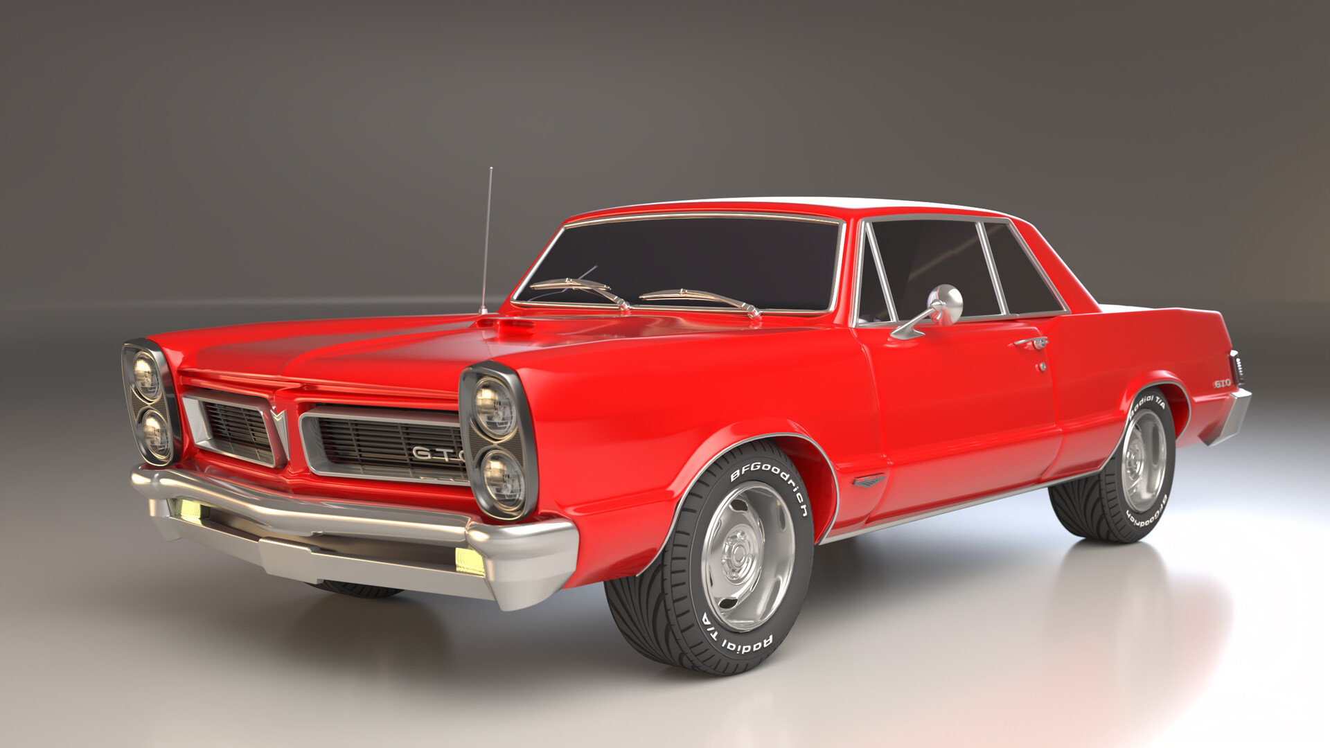 ArtStation - 1965 Pontiac GTO 6.5L Muscle Car