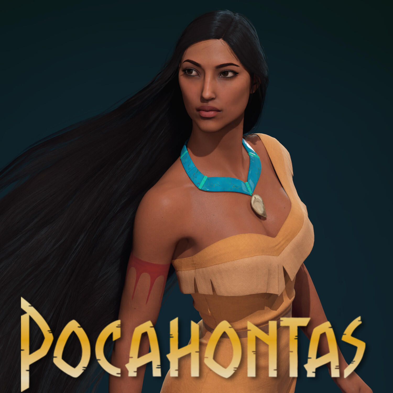 ArtStation Disney Pocahontas Real Time